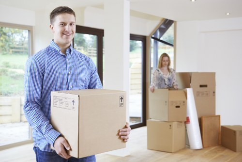 Packing and moving supplies used by a removal company in Lee