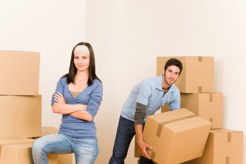 Van loading for a house or flat relocation in Lee